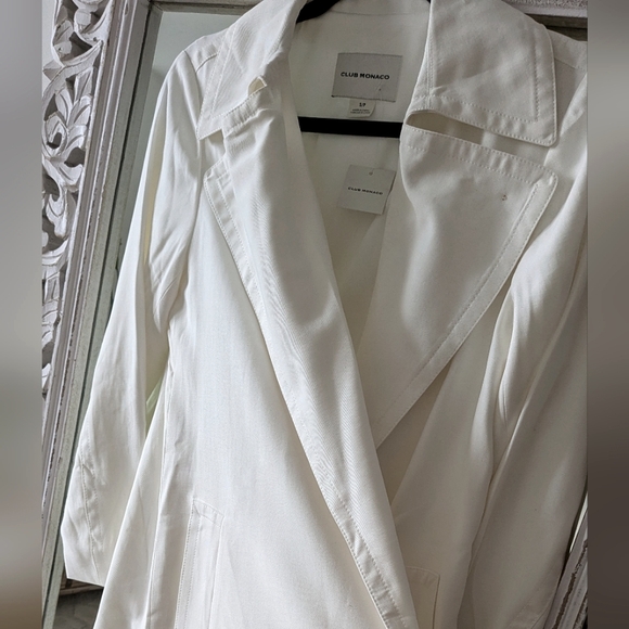 NWT Club Monaco Trench coat - S - Picture 4 of 12